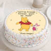 Pooh Friendship Day Photo Cake